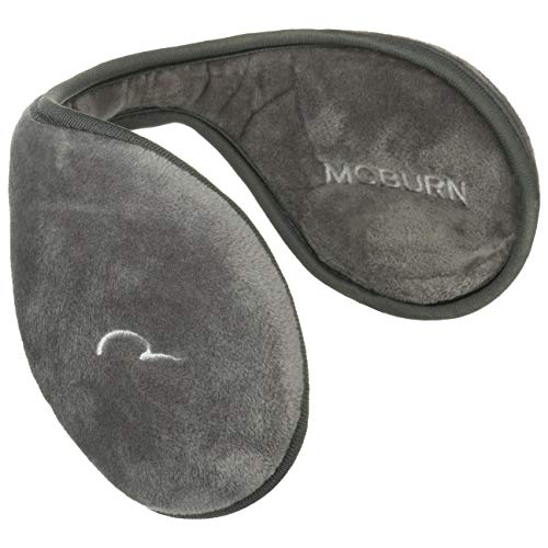 McBURN Earband Basic Ohrenwärmer Damen/Herren - ohrenwärmend Ohrenband Herren Herbst-Winter - One Size grau von McBURN