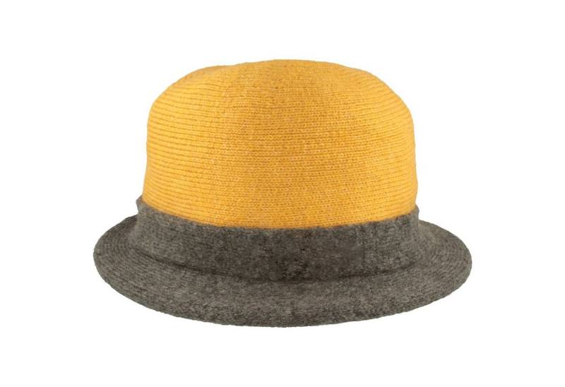 McBurn Fischerhut zweifarbiger Walk-Strickhut Walkhut von McBurn