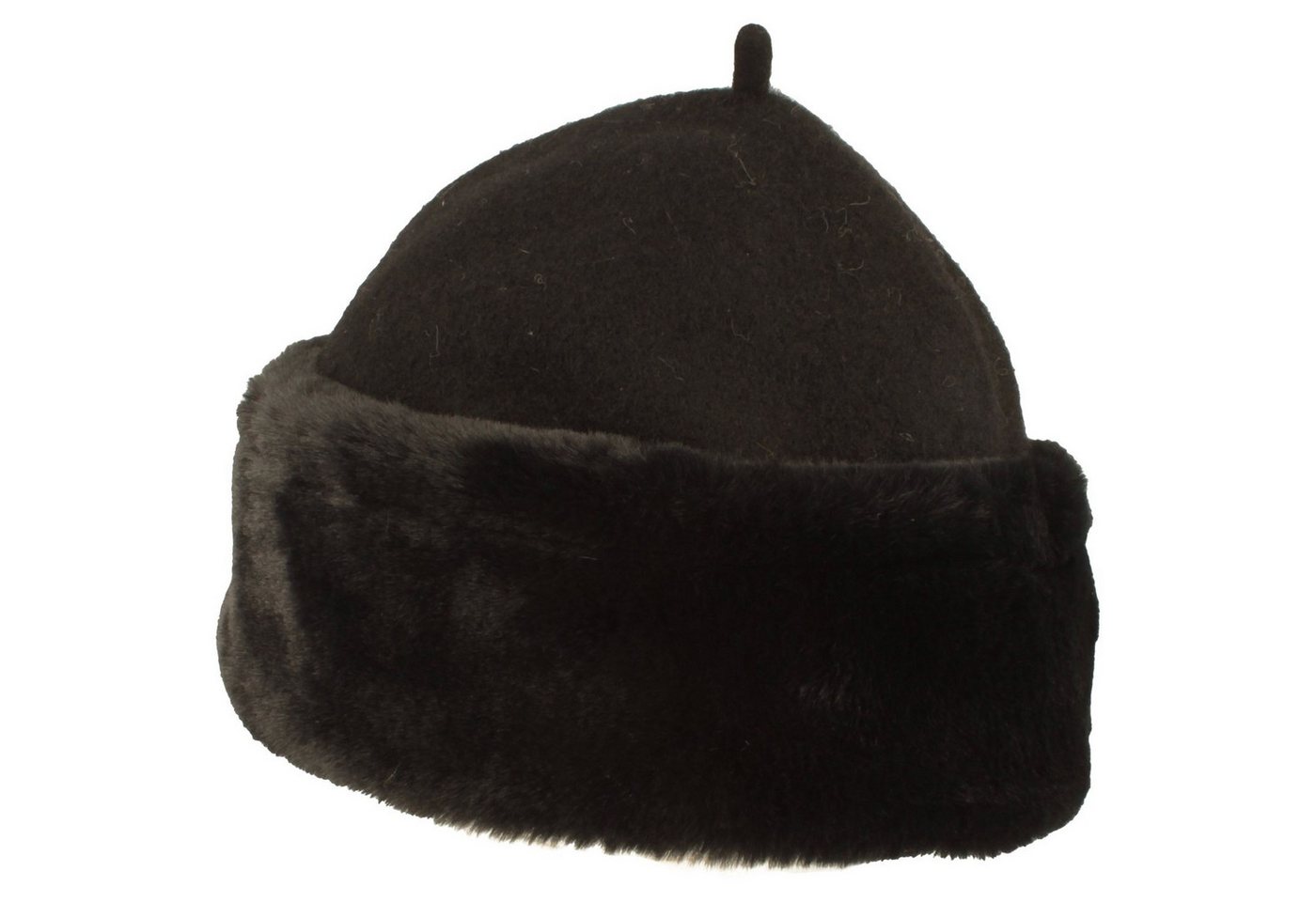 McBurn Fischerhut Wolltoque mit Webpelzrand von McBurn