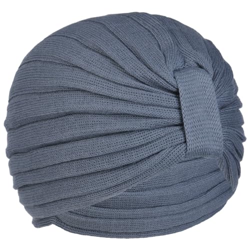 McBURN Kalisa Baumwollturban Damenturban Kopftuch Turban Sommerturban Sommermütze Damen - Made in Italy Stoffhaube Kopftücher Stoffmütze Frühling-Sommer Herbst-Winter - One Size hellblau von McBURN