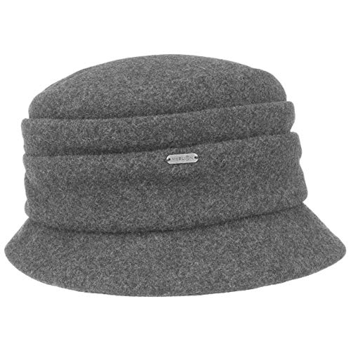 McBURN Katja Wollhut Damenhut Winterhut Hut Damen - Made in Italy mit Futter, Futter Winter Herbst-Winter - One Size grau McBURN Katja Wollhut Damenhut Winterhut Hut Damen - Made in Italy mit Futter, Futter Winter Herbst-Winter - One Size grau von McBURN