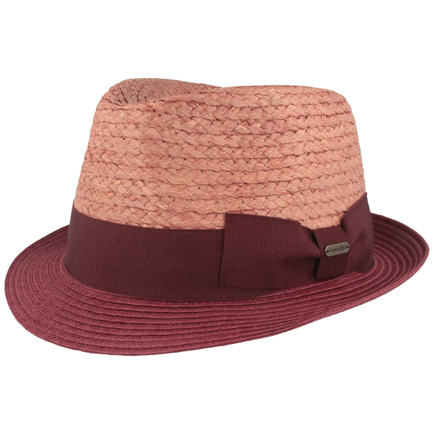 McBurn Raffia-Papier Trilby Strohhut von McBurn