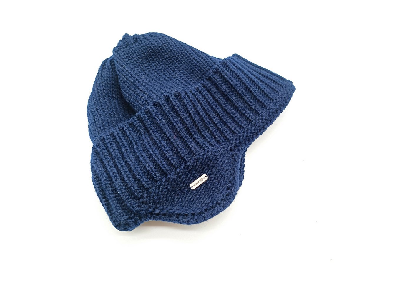 McBurn Strickmütze HE-Strickmütze mit Ohren XL marine von McBurn