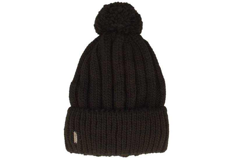 McBurn Strickmütze Unifarbene Bommelmütze von McBurn