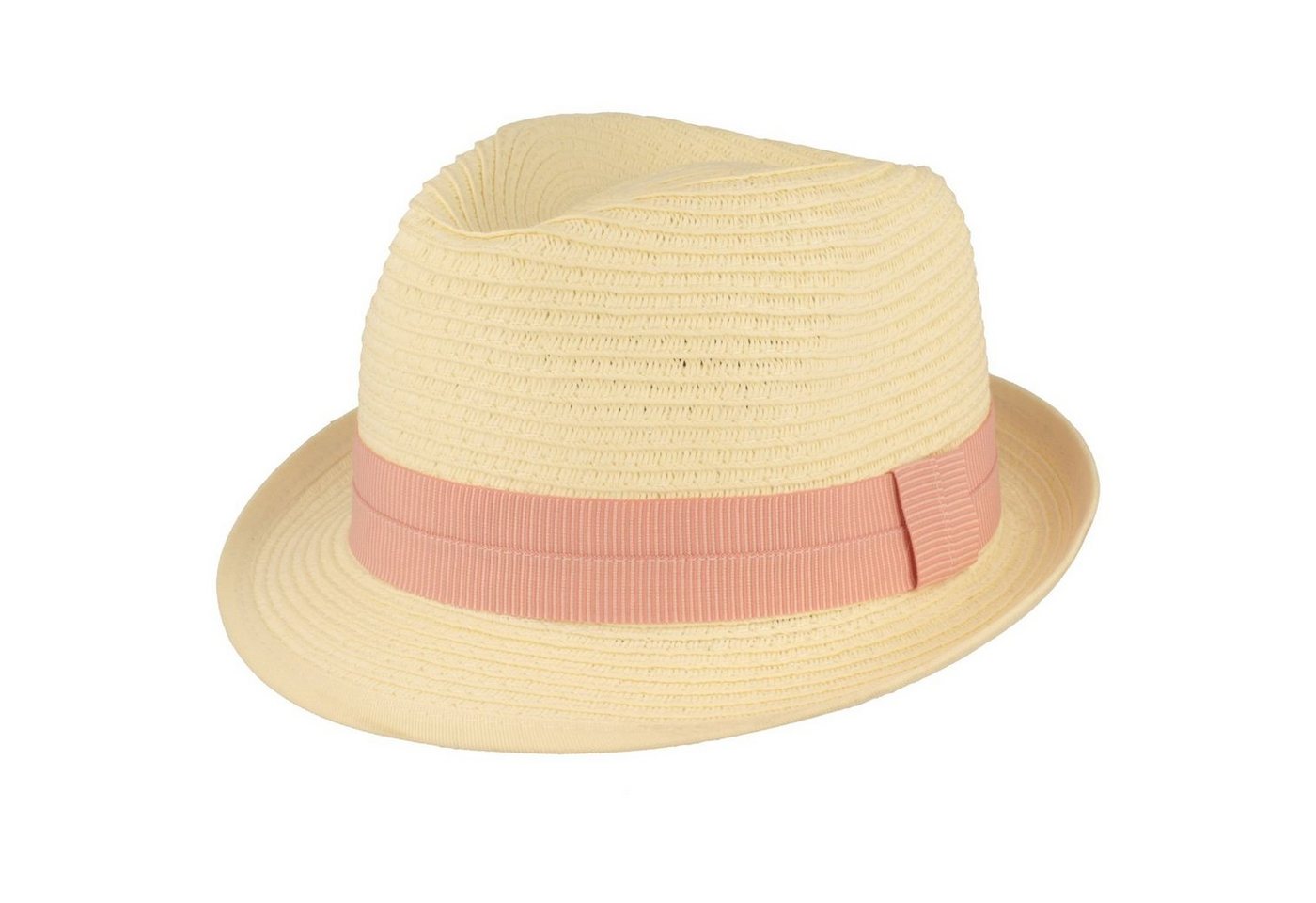 McBurn Strohhut Kinder Trilby mit Ripsband-Garnitur von McBurn