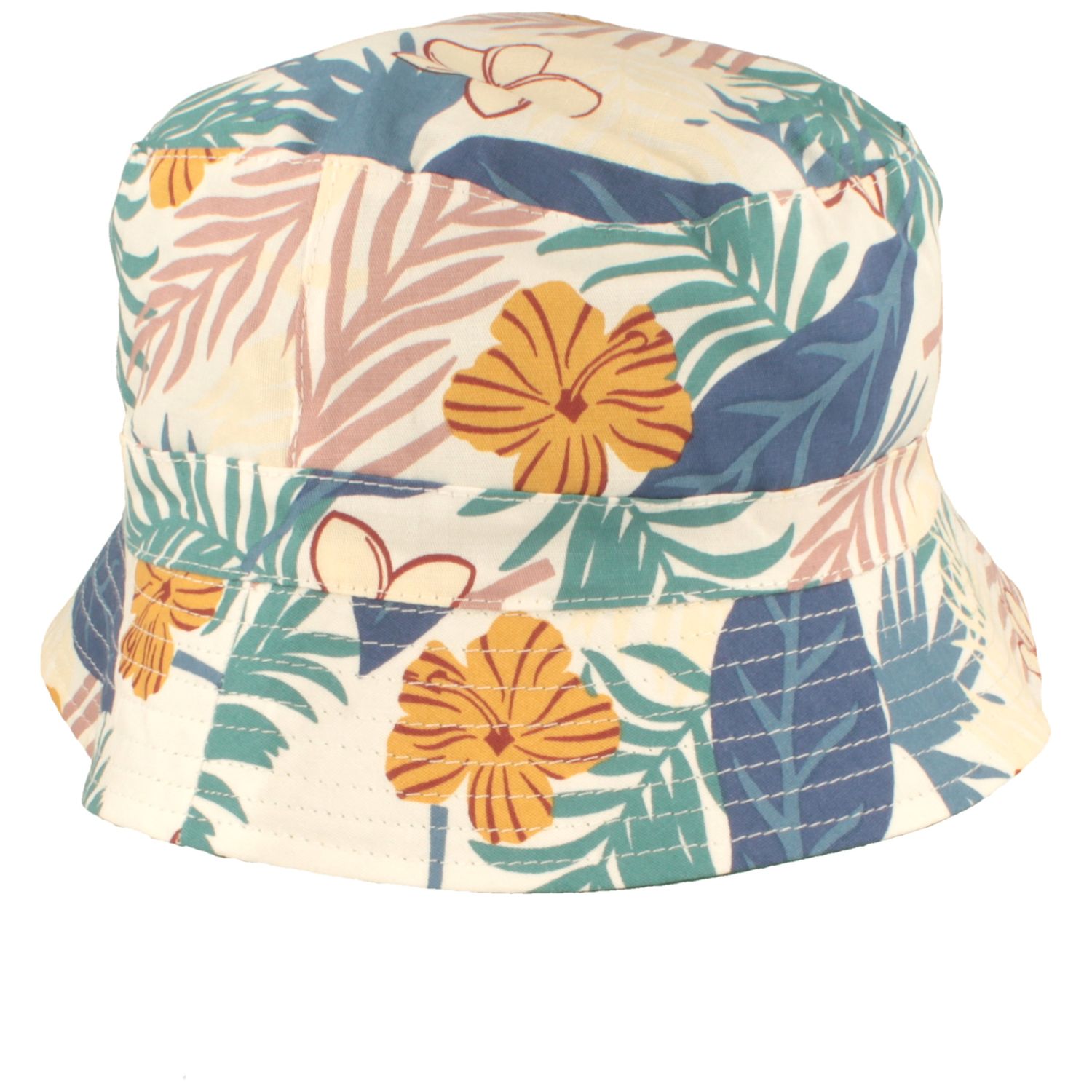 McBurn wendbarer Baumwoll-Bucket Hat mit Pflanzen-Muster von McBurn