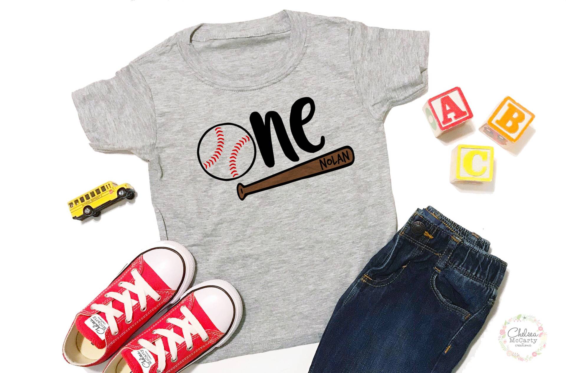 Personalisiertes 1. Geburtstagsshirt - Geburtstag Baseball Shirt Personalisiertes 1. Geburtstagsshirt - Geburtstag Baseball Shirt von McCartyCreations