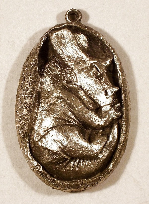 Neue Ei Pendent ...dinosaur Linebaby Triceratops von McCloud9Jewelry