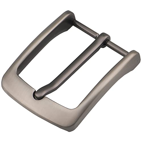 McFanBe Gürtelschnalle 28mm bis 38mm Single Prong Square Gürtelschnallen für Frauen Männer Ersatz Ledergürtel (35mm, Schnalle14) von McFanBe