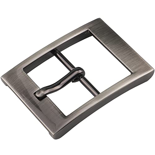 McFanBe Gürtelschnalle 28mm bis 38mm Single Prong Square Gürtelschnallen für Frauen Männer Ersatz Ledergürtel (35mm, Schnalle15) von McFanBe