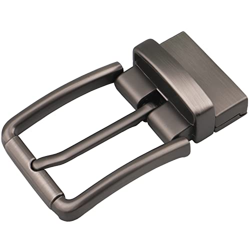 McFanBe Gürtelschnalle 28mm bis 38mm Single Prong Square Gürtelschnallen für Frauen Männer Ersatz Ledergürtel (35mm, Schnalle16) von McFanBe