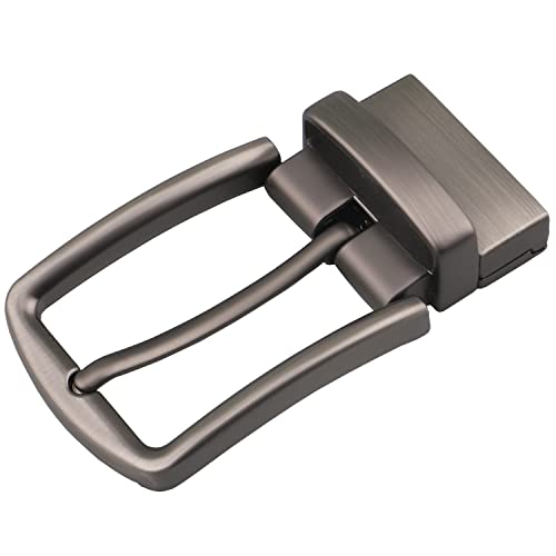 McFanBe Gürtelschnalle 28mm bis 38mm Single Prong Square Gürtelschnallen für Frauen Männer Ersatz Ledergürtel (35mm, Schnalle18) von McFanBe