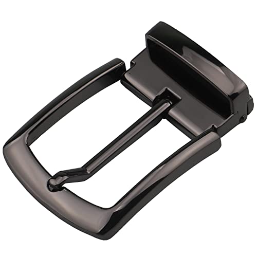 McFanBe Gürtelschnalle 28mm bis 38mm Single Prong Square Gürtelschnallen für Frauen Männer Ersatz Ledergürtel (40mm, Schnalle10) von McFanBe