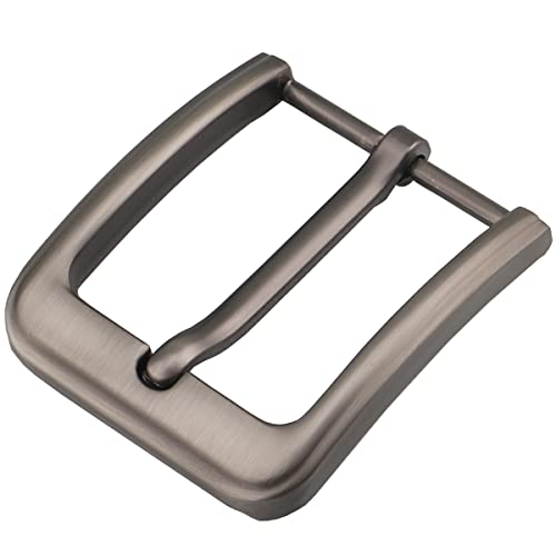 McFanBe Gürtelschnalle 28mm bis 38mm Single Prong Square Gürtelschnallen für Frauen Männer Ersatz Ledergürtel (40mm, Schnalle6) von McFanBe