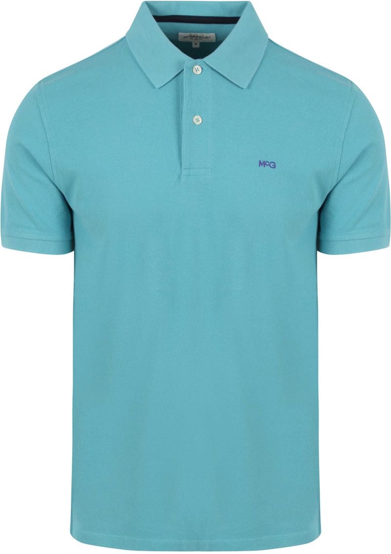 McGregor Classic Piqué Poloshirt Aquablau - Größe XL von McGregor