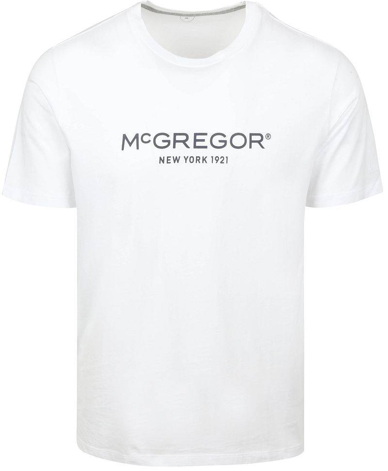 McGregor Essential T-Shirt Logo Weiß - Größe M von McGregor