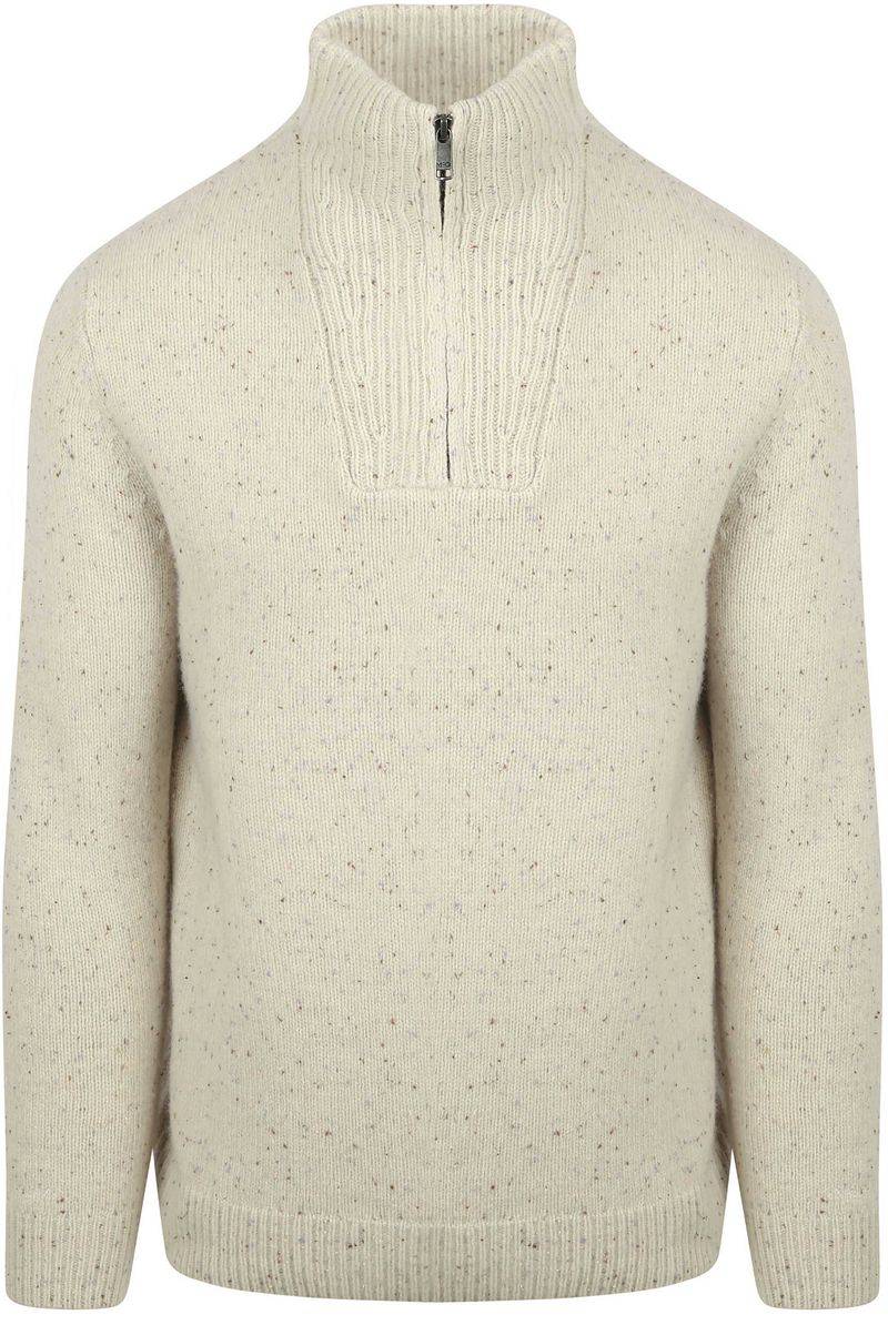 McGregor Half Zip Pullover Lammwolle Blend Ecru - Größe 3XL von McGregor