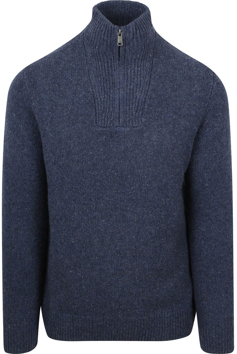 McGregor Half Zip Pullover Lammwolle Blend Navy - Größe M von McGregor