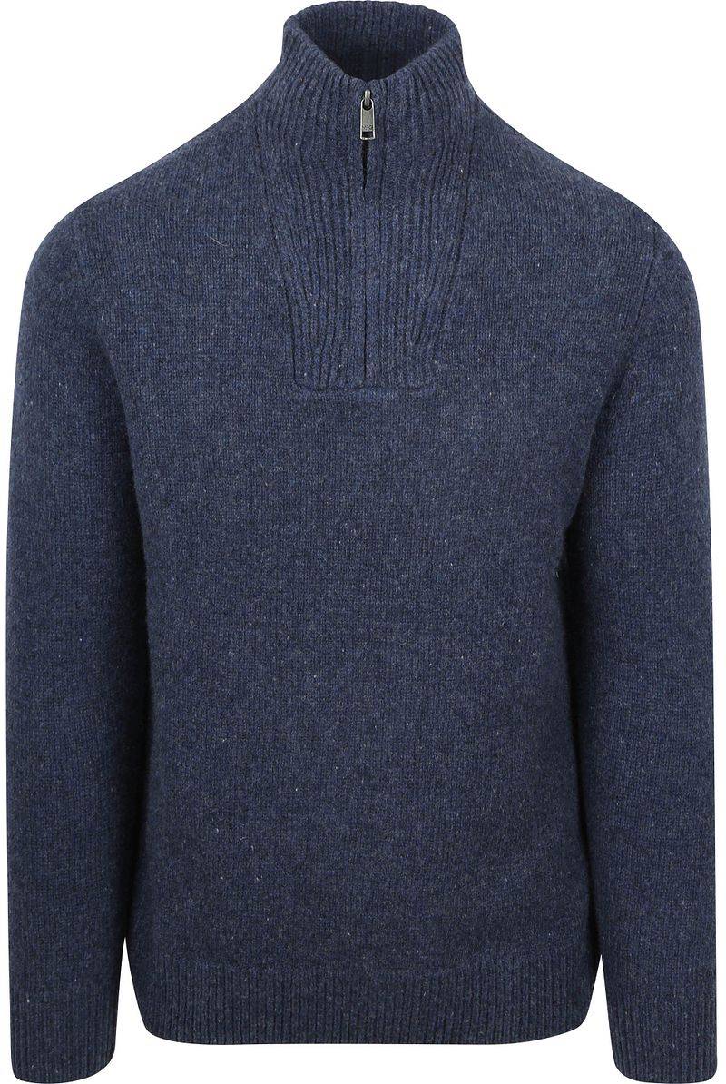 McGregor Half Zip Pullover Lammwolle Blend Navy - Größe XL von McGregor