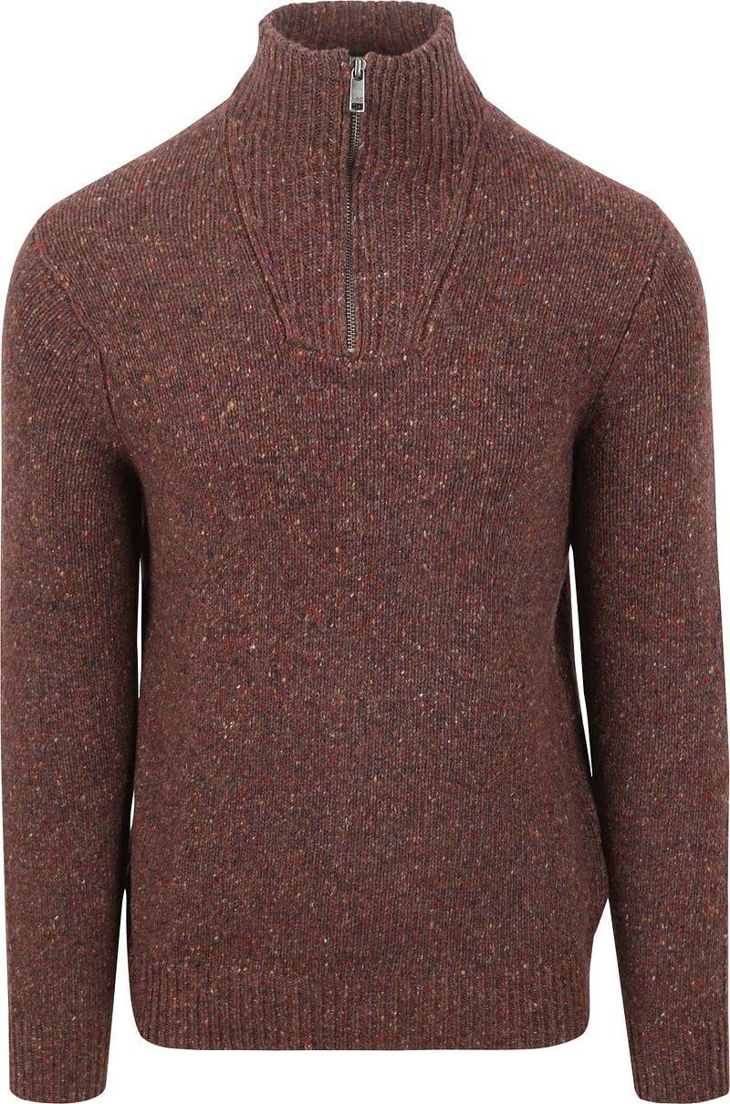 McGregor Half Zip Pullover Merinowolle Braun - Größe XXL von McGregor