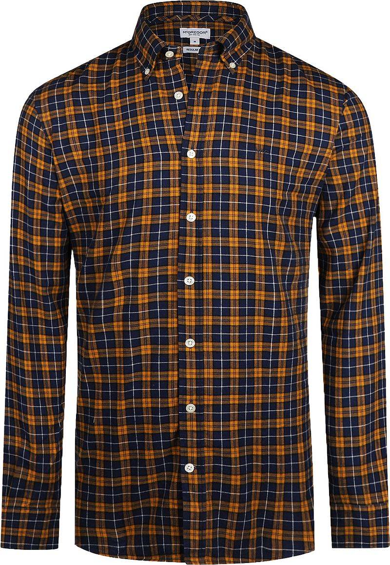 McGregor Hemd Karos Gelb Blau - Größe XXL von McGregor