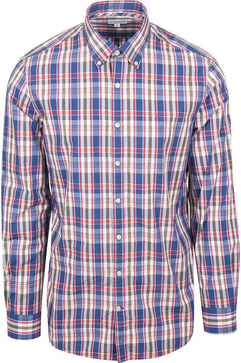 McGregor Hemd Poplin Karos Multicolour - Größe S von McGregor