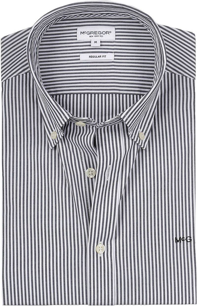 McGregor Hemd Poplin Streifen Navy - Größe S von McGregor