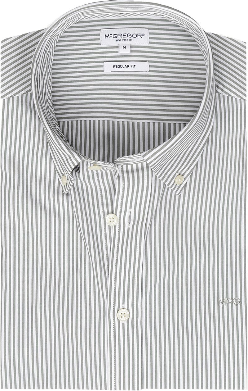 McGregor Hemd Poplin Streifen Sage Grün - Größe L McGregor Hemd Poplin Streifen Sage Grün - Größe L von McGregor