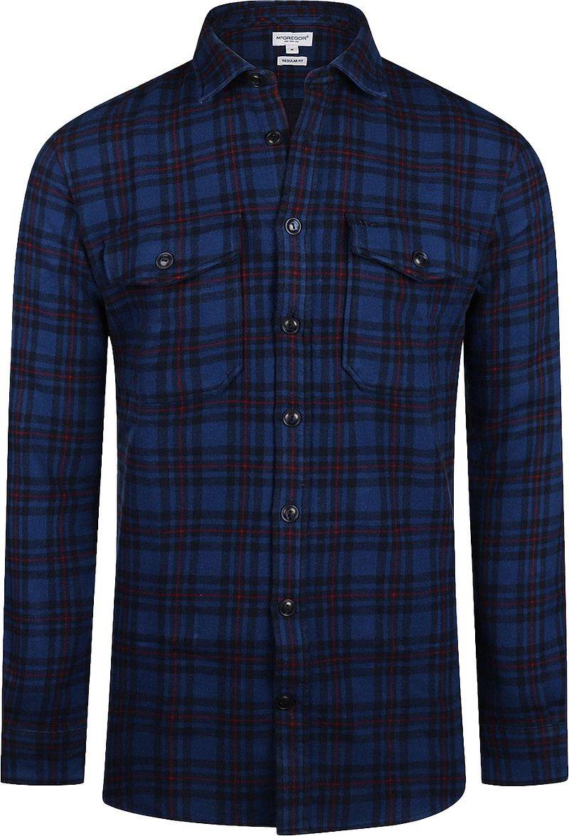 McGregor Hemdjacke Tartan Karos Dunkelblau - Größe 3XL von McGregor