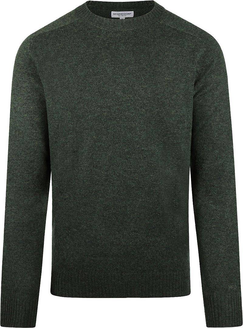 McGregor Pullover Lammwolle Melange Dunkelgrün - Größe XXL von McGregor