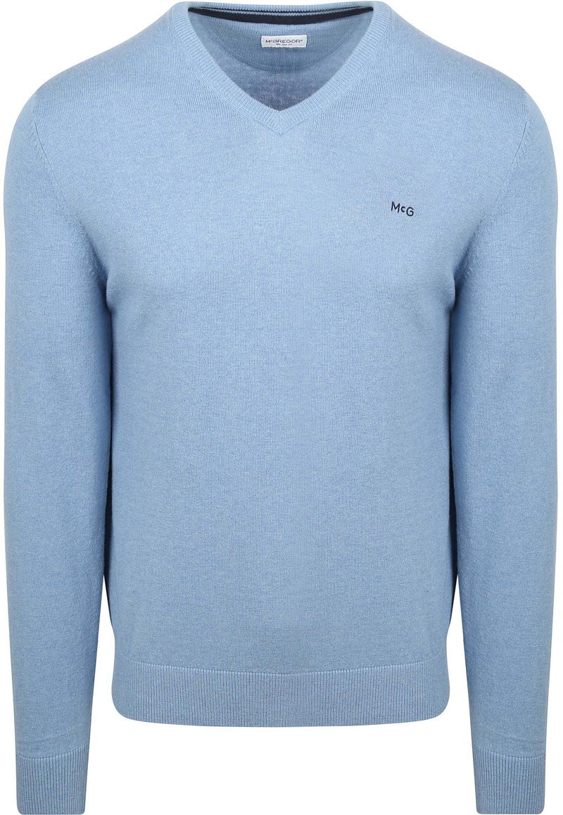 McGregor Pullover Merinowolle V-Ausschnitt Ice Blau - Größe 3XL McGregor Pullover Merinowolle V-Ausschnitt Ice Blau - Größe 3XL von McGregor