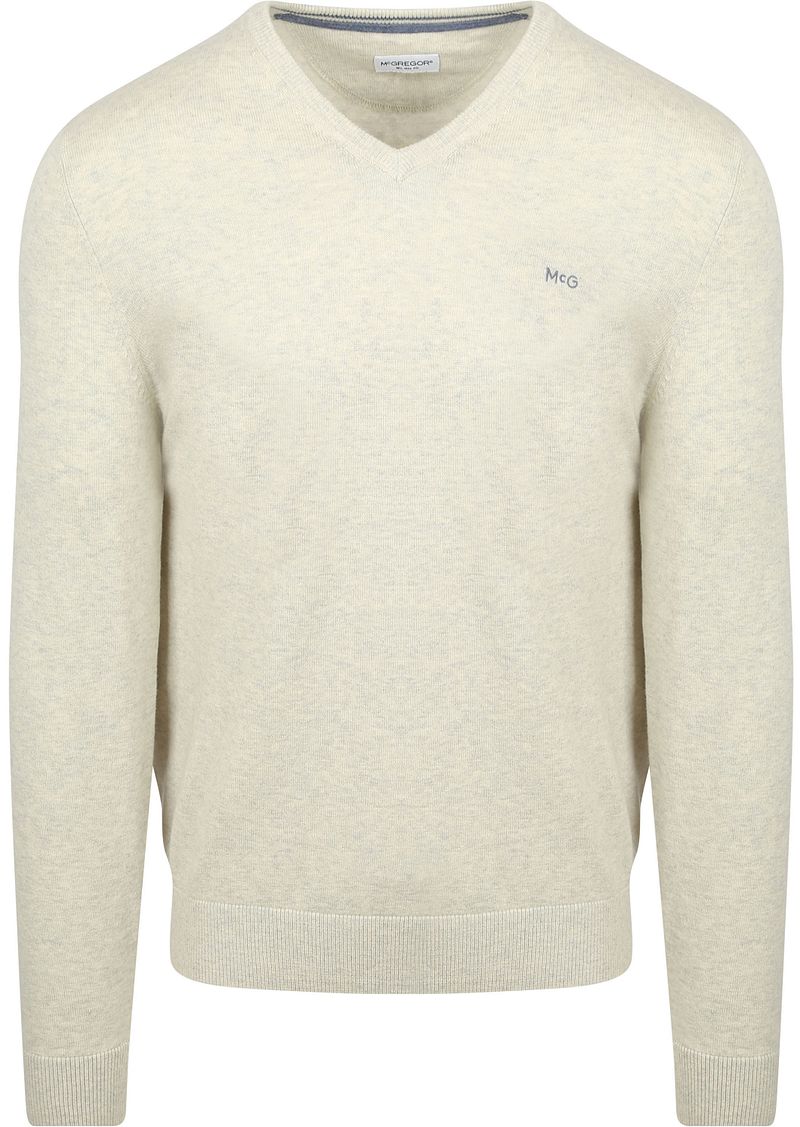 McGregor Pullover Merinowolle V-Ausschnitt Off White - Größe L McGregor Pullover Merinowolle V-Ausschnitt Off White - Größe L von McGregor
