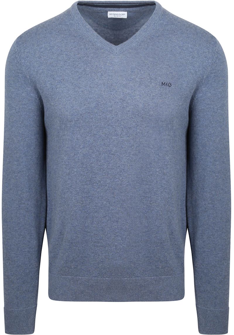 McGregor Pullover Merinowolle V-Ausschnitt Vintage Blau - Größe M McGregor Pullover Merinowolle V-Ausschnitt Vintage Blau - Größe M von McGregor