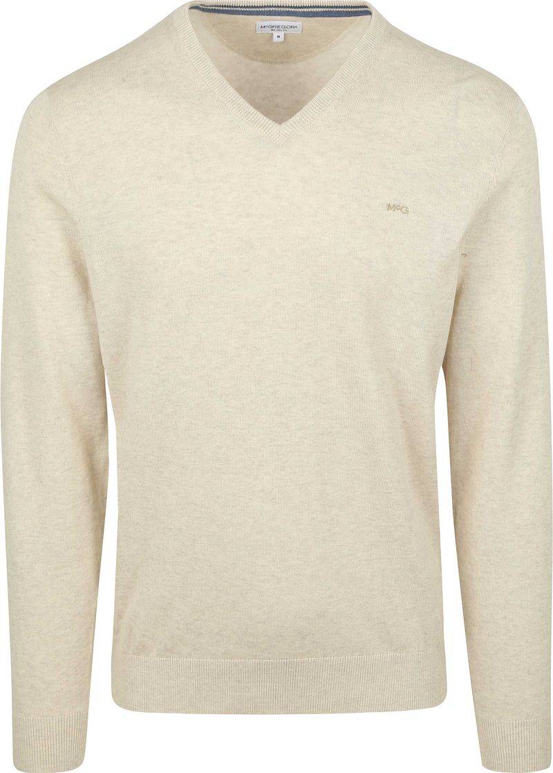 McGregor Pullover V-Ausschnitt Ecru - Größe XXL von McGregor