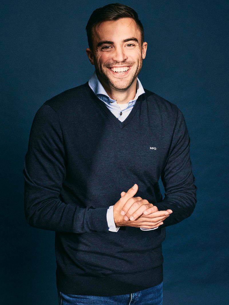 McGregor Pullover V-Ausschnitt Navy - Größe XL von McGregor