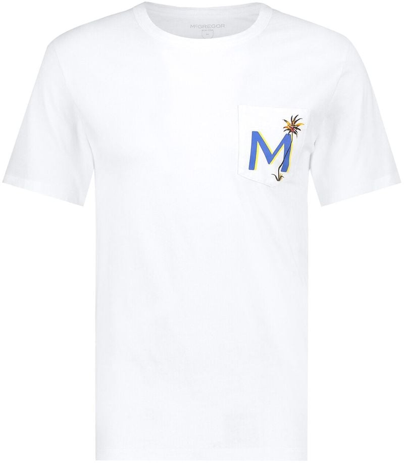 McGregor T Shirt Pocket Logo Weiß - Größe S von McGregor