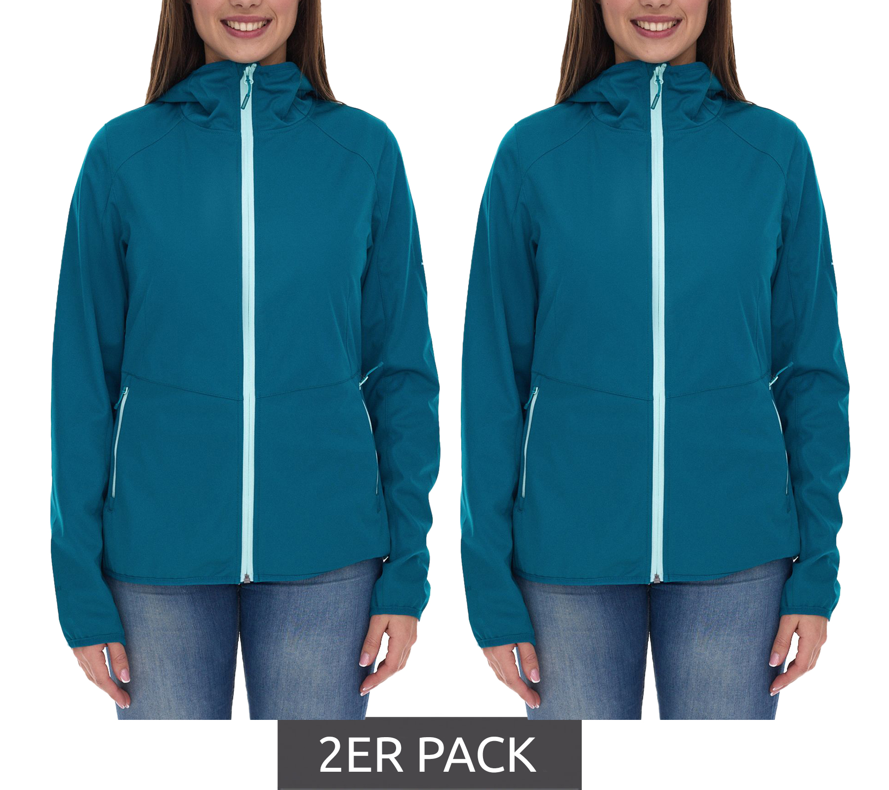 2er Sparpack McKINLEY Ciamarello W Damen Jacke wasserabweisende Softshell-Jacke mit VENTMAX-Technologie 422244 626 Petrolblau 2er Sparpack McKINLEY Ciamarello W Damen Jacke wasserabweisende Softshell-Jacke mit VENTMAX-Technologie 422244 626 Petrolblau von McKINLEY