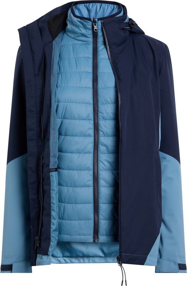 McKINLEY 3-in-1-Funktionsjacke Da.-Doppel-Jacke Aneli 3:1 wms AOP-/VIOLET von McKINLEY