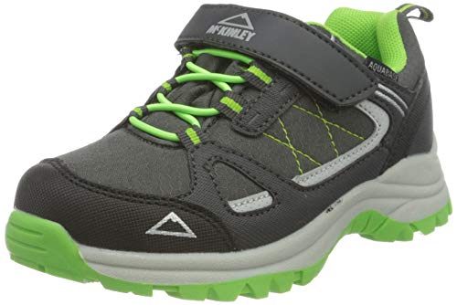 McKINLEY Aquabase Maine Wanderschuhe, Grey Dark/Green LIM, 29 EU von McKINLEY