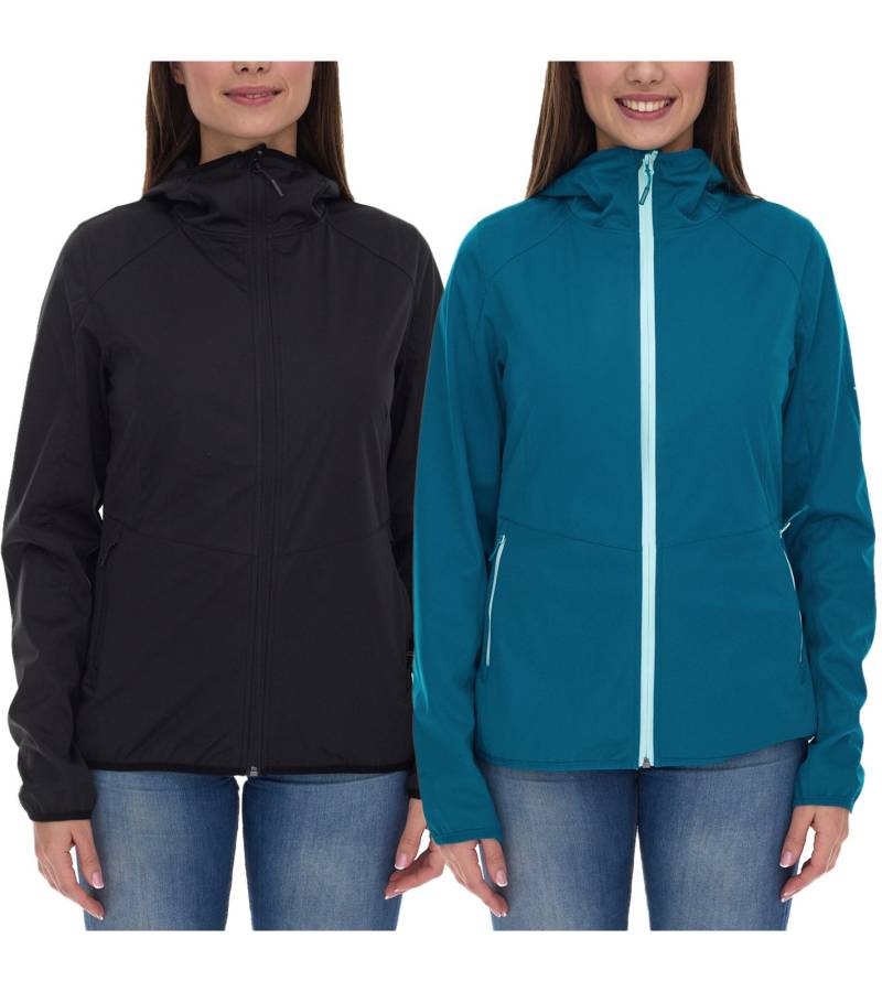 McKINLEY Ciamarello W Damen Jacke wasserabweisende Softshell-Jacke mit VENTMAX-Technologie 422244 Petrolblau oder Schwarz von McKINLEY