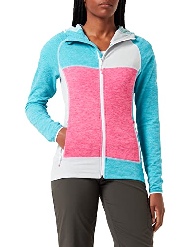 McKinley Damen Montina Hd Jacke, Blue Aqua/Pink/Grey, 40 von McKinley