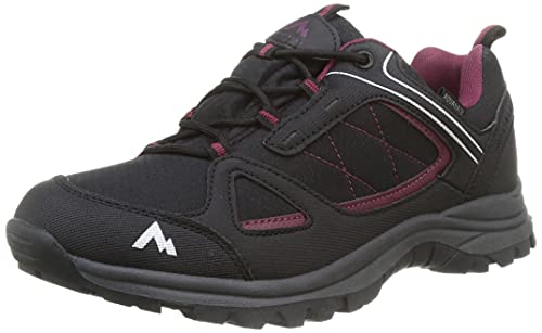 McKINLEY Damen Multifunktionsschuh Maine AQ Trekking-& Wanderhalbschuhe, Schwarz (Schwarz/Rot/Weinrot 000) von Mc Kinley