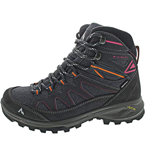 McKINLEY Damen Vulcanus Mid AQX Mountainbiking-Schuh, Anthracite/RED/Orang, 37 EU von McKINLEY