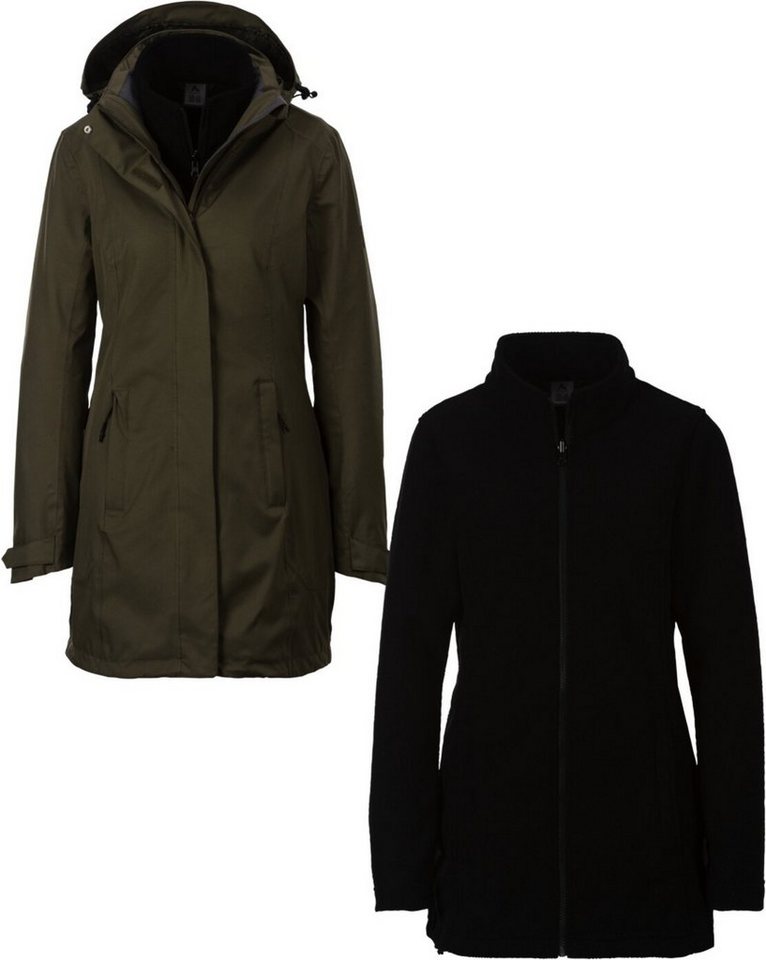 McKINLEY Doppeljacke Da.-Doppel-Jacke Manabel II 3:1 wms 901 OLIVE DARK/MELANGE/B von McKINLEY