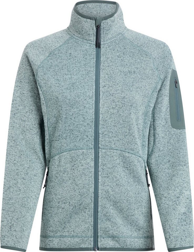McKINLEY Fleecejacke Da.-Unterjacke Skeena wms MELANGE/RED von McKINLEY