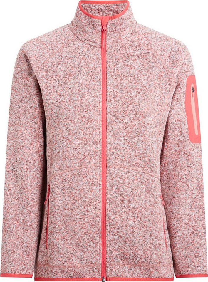 McKINLEY Fleecejacke Skeena wms Damen Strickfleece-/Unterjacke 953 rosa-meliert von McKINLEY