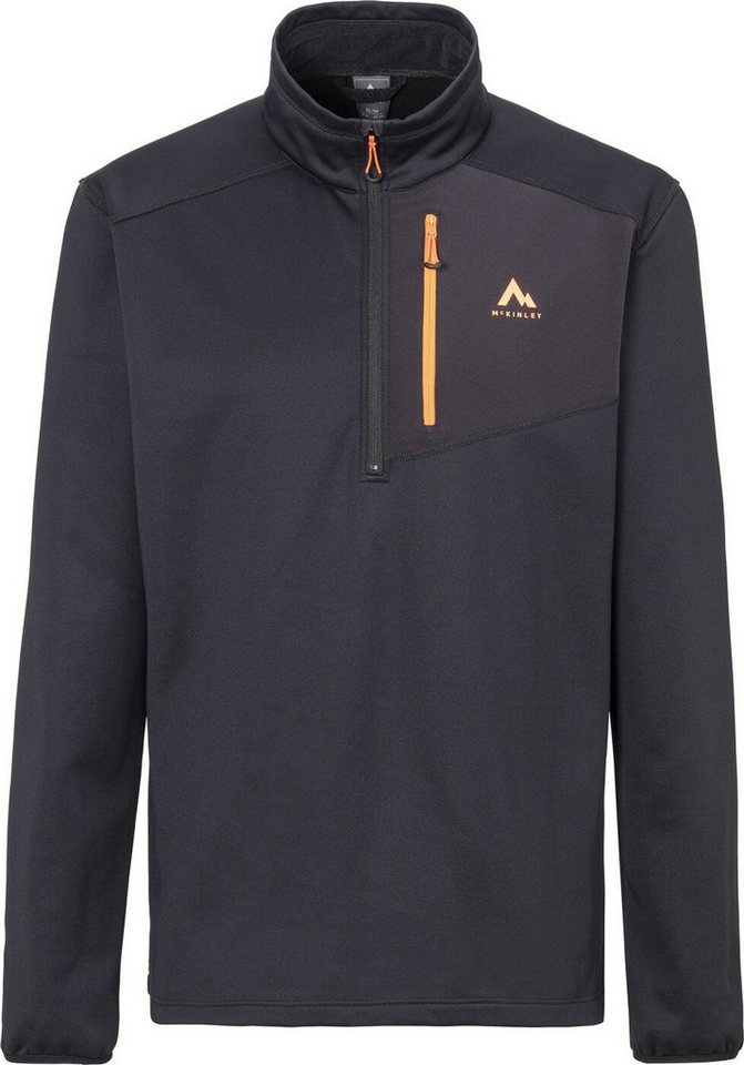 McKINLEY Fleecepullover He.-Funktions-Shirt Grayling M BRAUN MIT MOTIV von McKINLEY