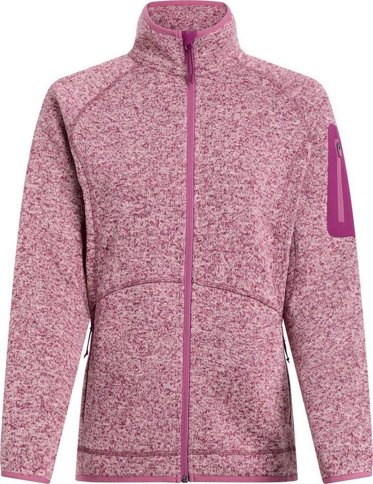 McKINLEY Funktionsjacke Da.-Unterjacke Skeena wms 964 MELANGE/RED WINE von McKINLEY