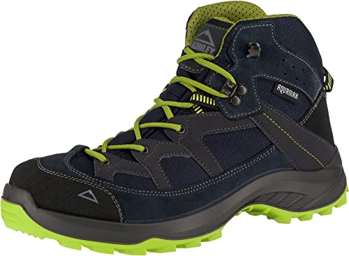 McKINLEY Herren Discover Mid AQX Trekking-& Wanderstiefel, Blau (Navy Dark/Green Lime 905), 40 EU von McKINLEY