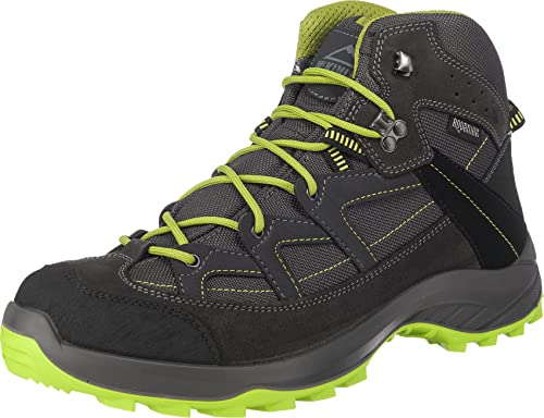 McKINLEY Herren Discover Mid AQX Trekking-& Wanderstiefel, Grau (Anthracite/Green 901), 41 EU von McKINLEY